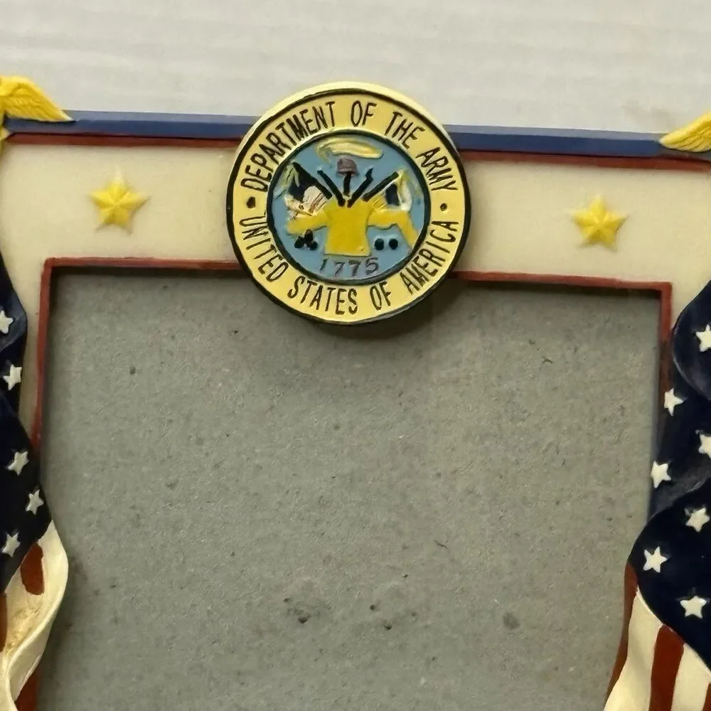 United States Army Resin Picture Frame 4x6 America Military